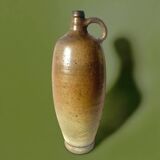 Old glazed stoneware jar - height: 50 cm