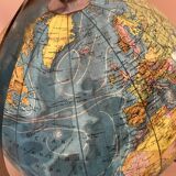 Mappemonde globe terrestre cartes Taride lumineux lampe vintage 1985