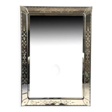Mirror of Venice with decoration engraved with flowers