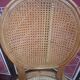 Louis XVI style medallion chairs, canned seat and back