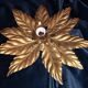 Mid century Florentine gold-plated ceiling light by Hans Kögl, 1960s