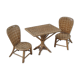 Children's wooden lounge and chestnut weaving