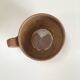 Set of 5 handcrafted ceramic mugs – terracotta