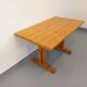 Charlotte Perriand Les Arcs vintage rectangular pine dining table from the 60s 70s