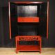 Chinese lacquered cabinet from the second half of the 20th century