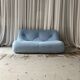 Two-seater Kali sofa in green by Michel Ducaroy for Ligne Roset.