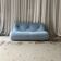 Two-seater Kali sofa in green by Michel Ducaroy for Ligne Roset.