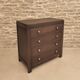 Oak chest of drawers, Art Deco