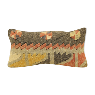 Housse de coussin kilim vintage 20x40 cm