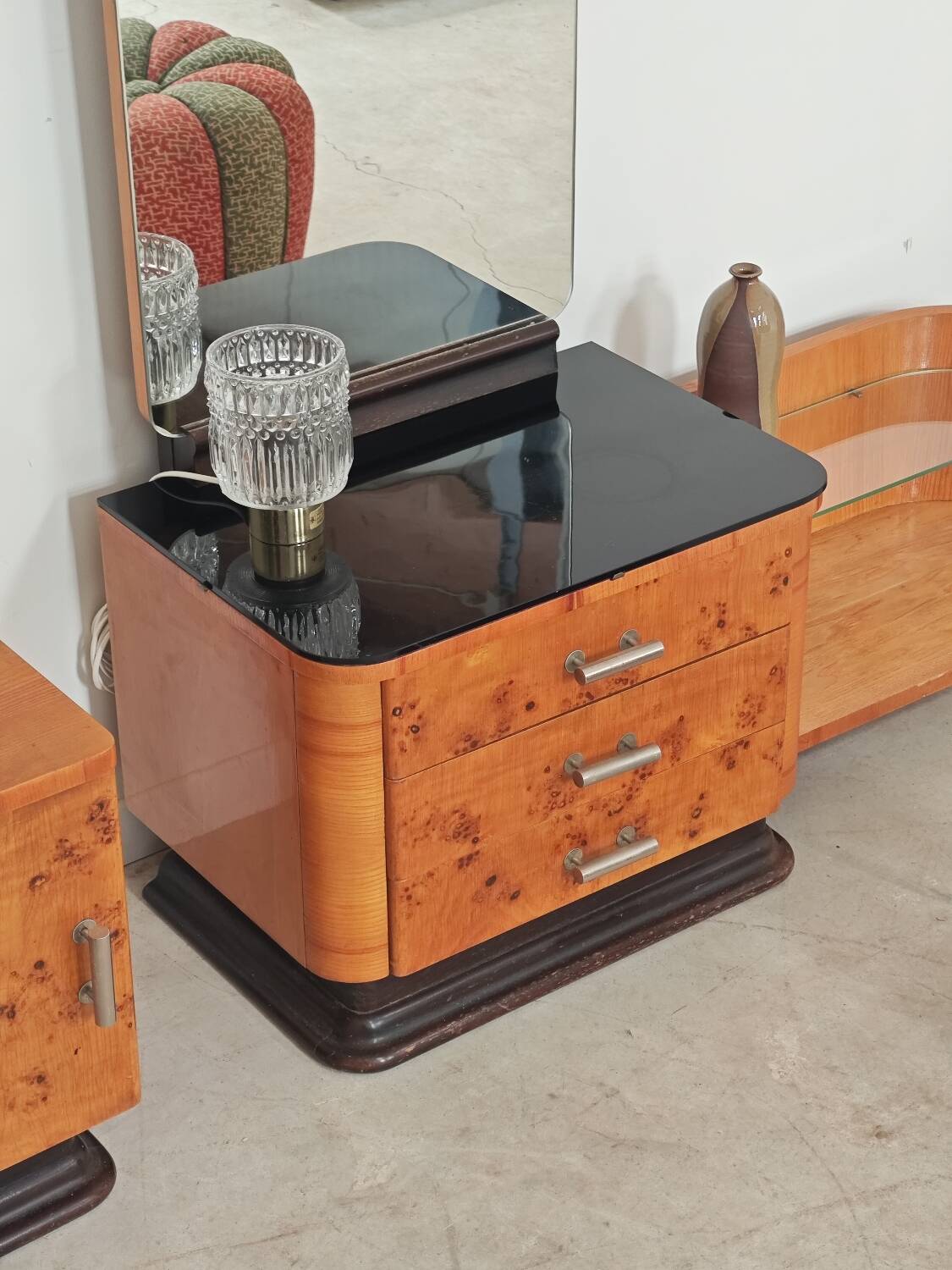 Art Deco hairdresser by Jindrich Halabala for Up Zavody 1950