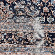 Oriental carpet kashmar iran in wool: 3.55 x 2.50 metres - circa: 1970 - "galerie sardje"