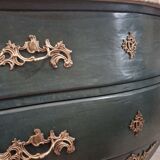Louis XV curved dresser 2 drawers