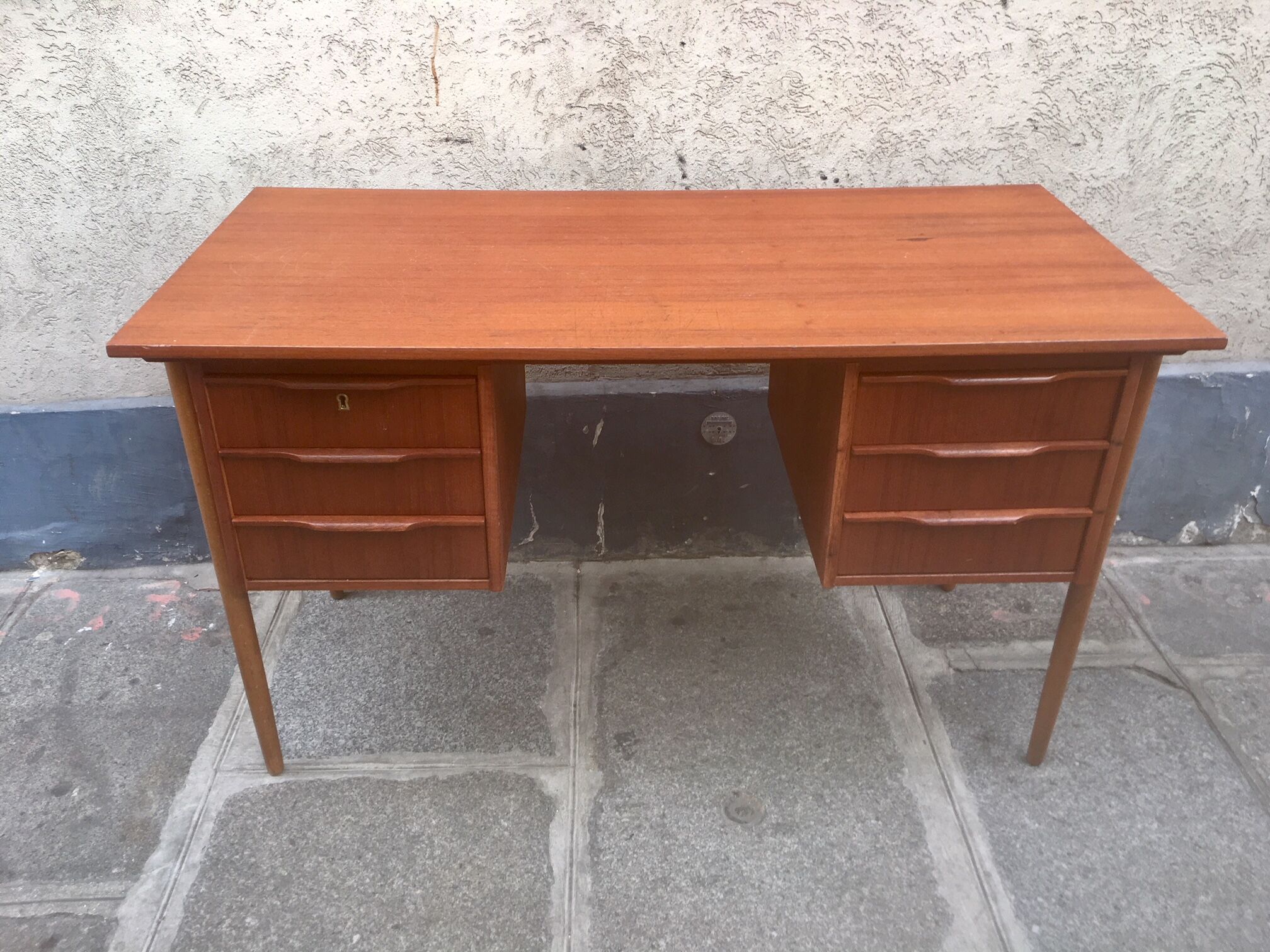 Bureau en teck