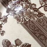 8 Terre de Fer dessert plates, 19th century