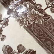 8 Terre de Fer dessert plates, 19th century