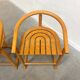 Set of four Allmilmö bar stools, 1980s