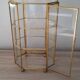 Vitrine verre et laiton