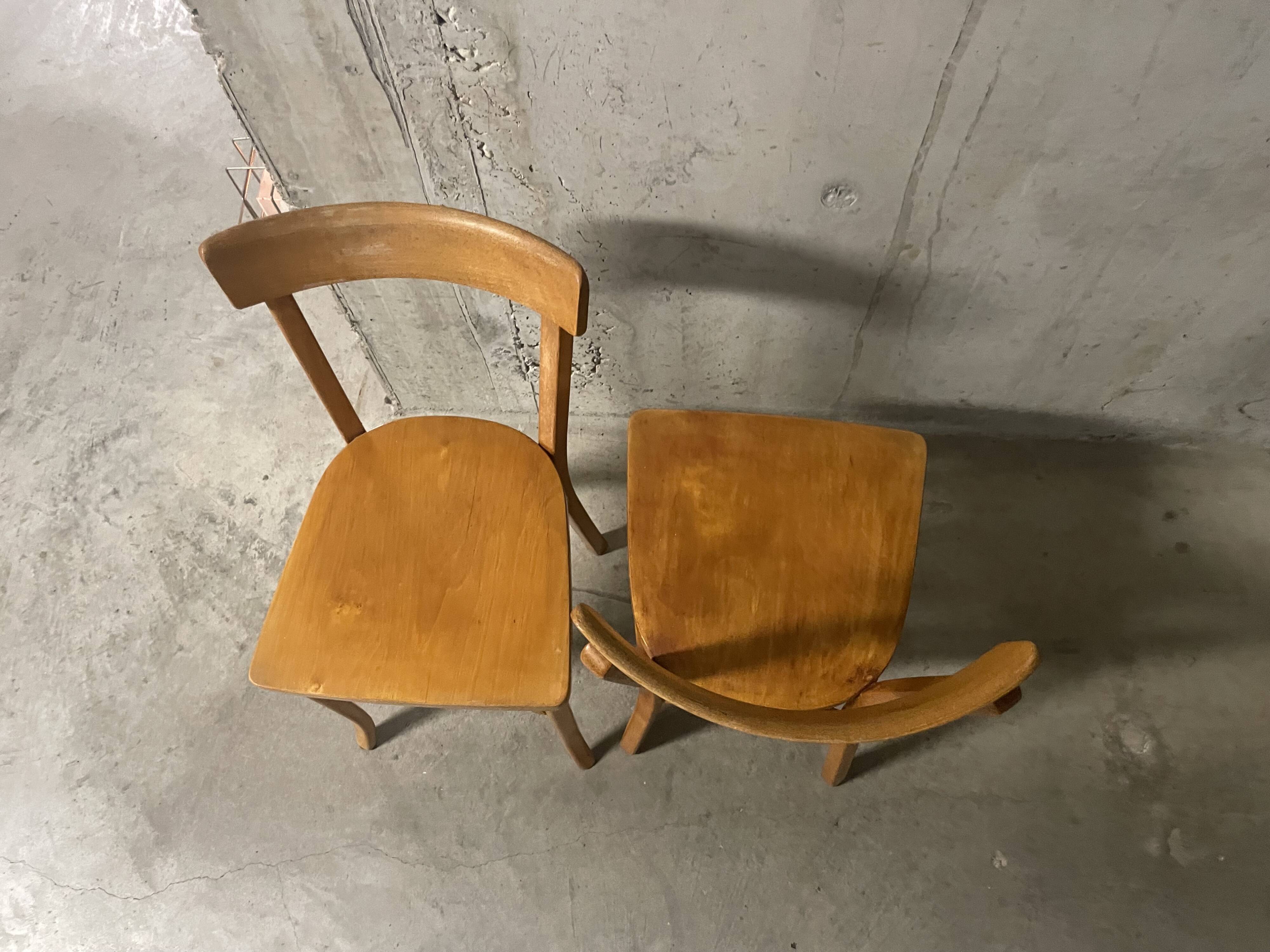 Chaises de bistrot Baumann