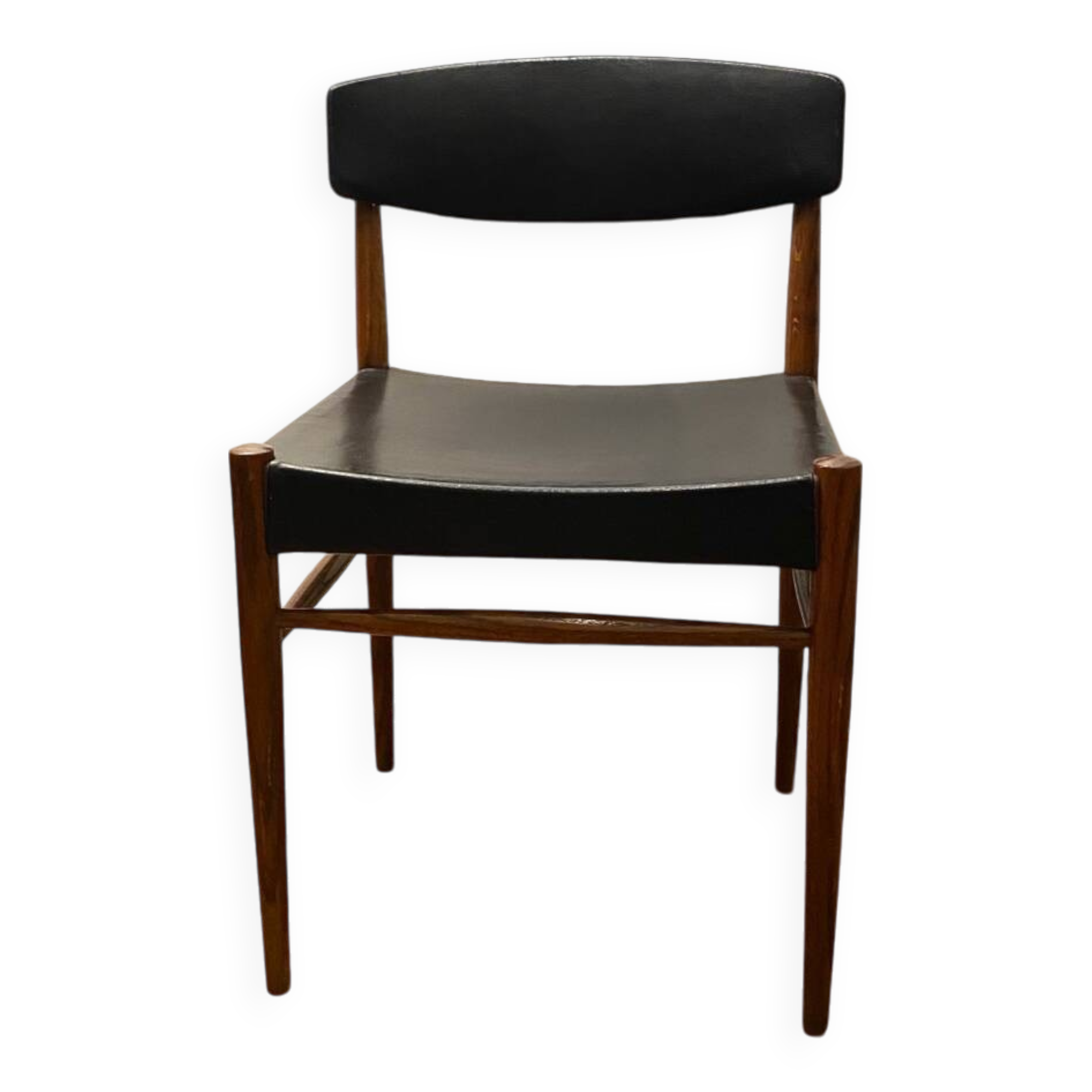 Scandinavian chair from the 60s with tapered legs