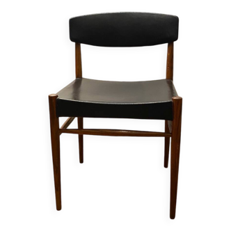 Scandinavian chair from the 60s with tapered legs