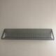 Vintage perforated sheet metal shelf