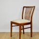 Vintage chairs beige velvet - set of 4
