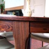 Extendable rosewood table