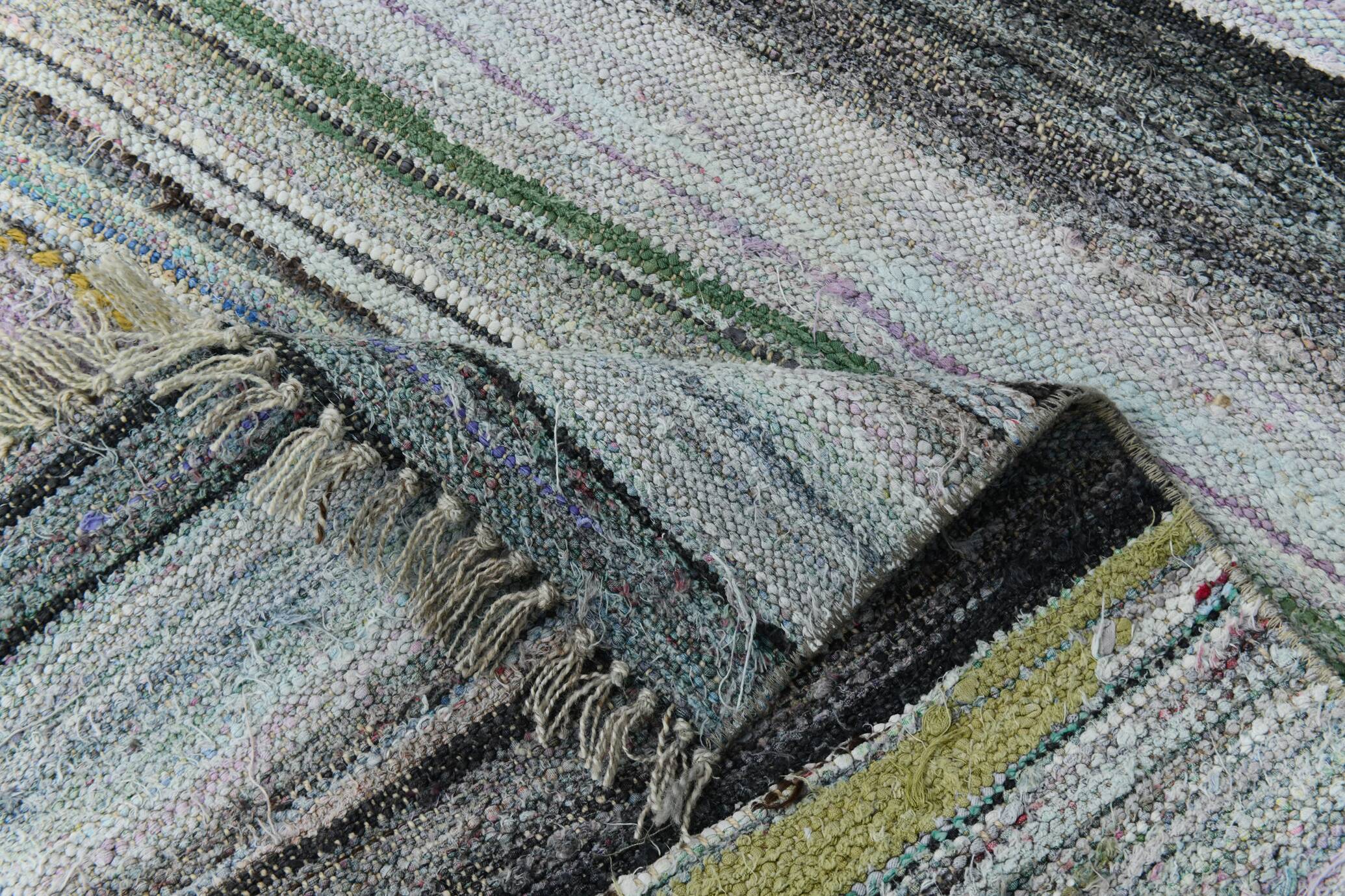 2x10 Rug For Hallway Vintage Kilim Runner Rug, 71x297Cm