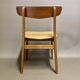 Suite de 4 chaises "Design Scandinave" 1950.