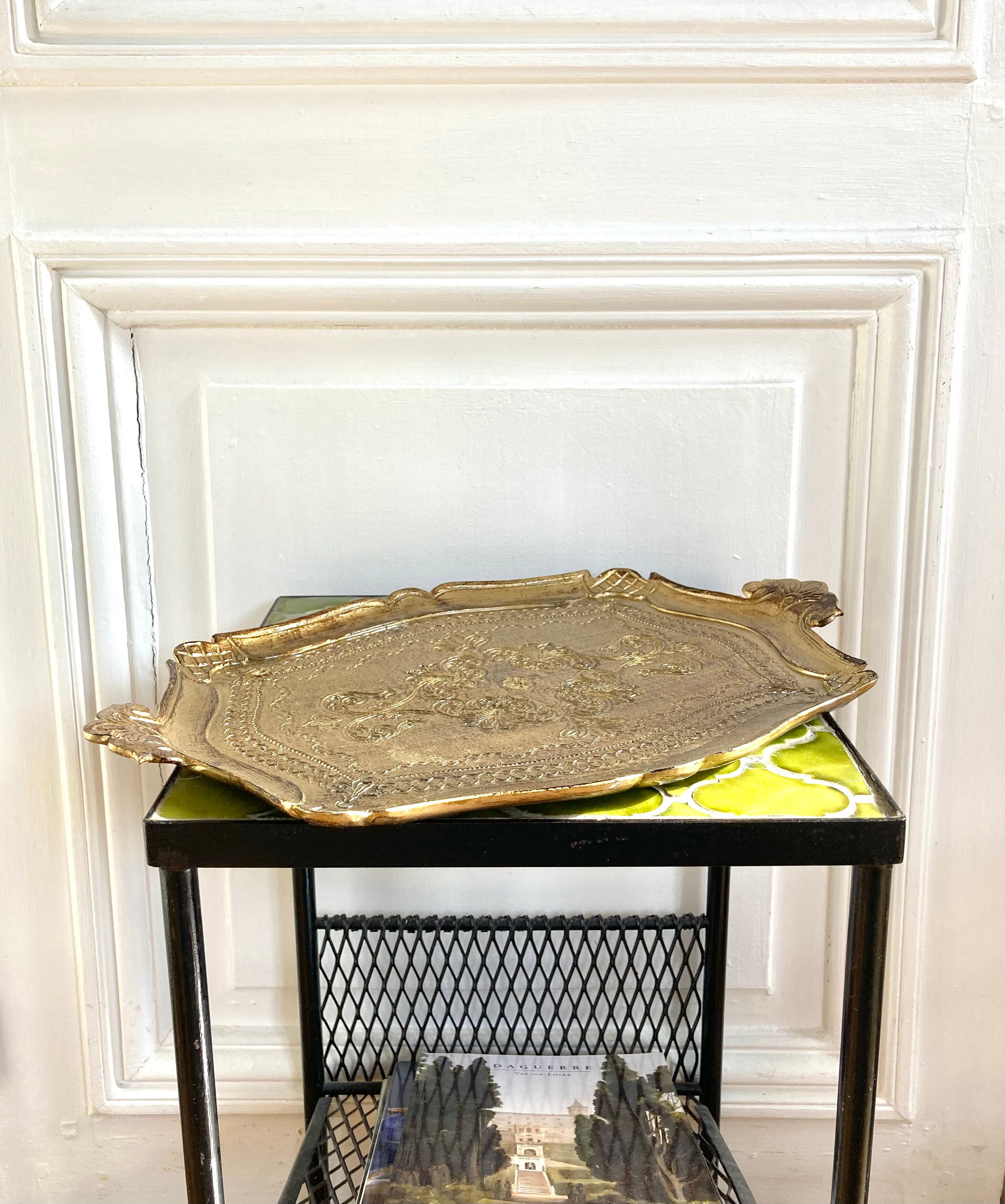 Golden Venetian tray