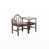 Bamboo and rattan bench