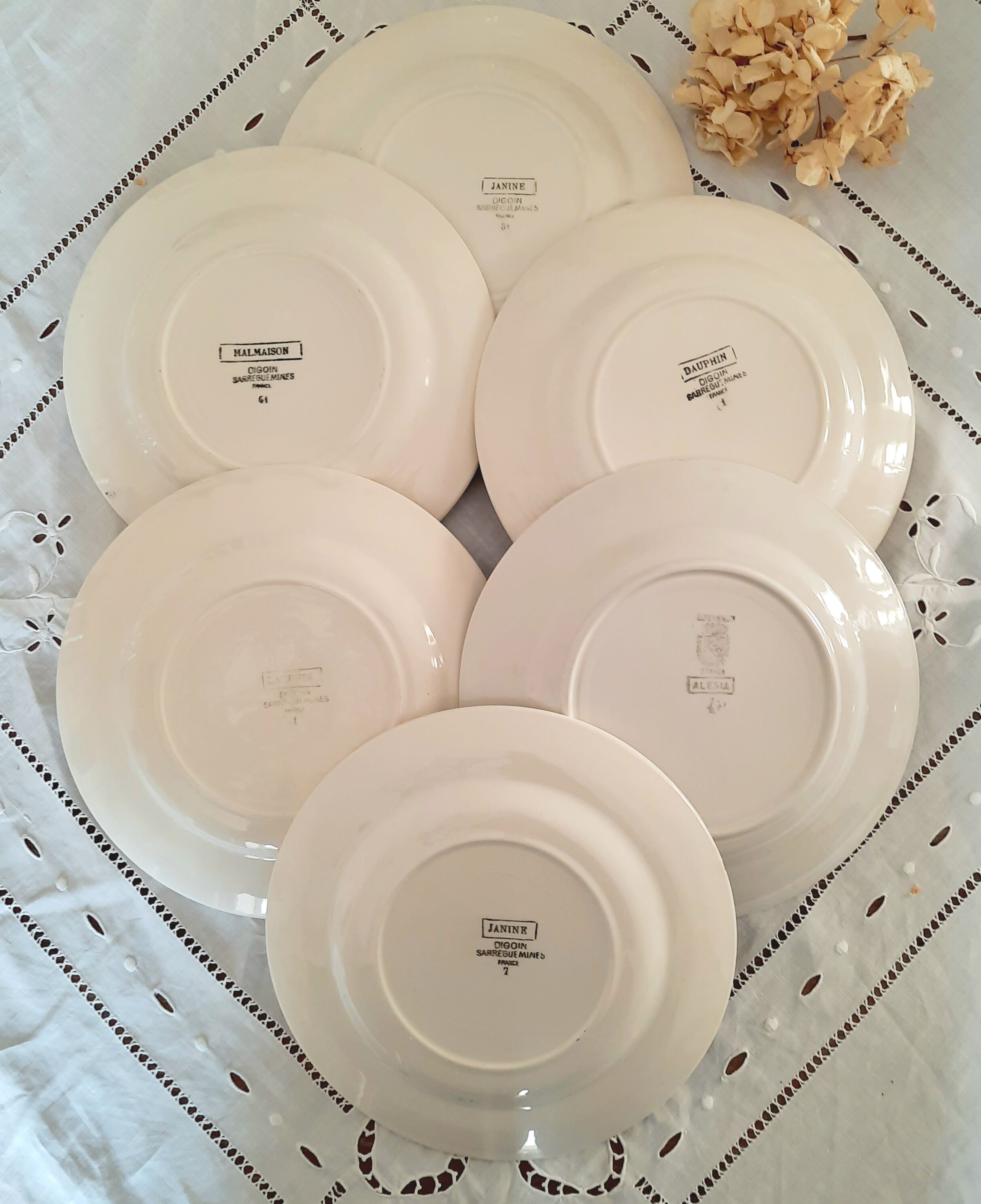 6 Digoin old flat plates