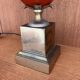 Dolphin Table Lamp Egg Maison Charles vintage 1970s