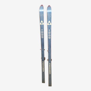 Paire de skis vintage