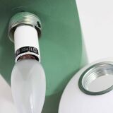 Table or hanging lamp, wood and glass, 1970