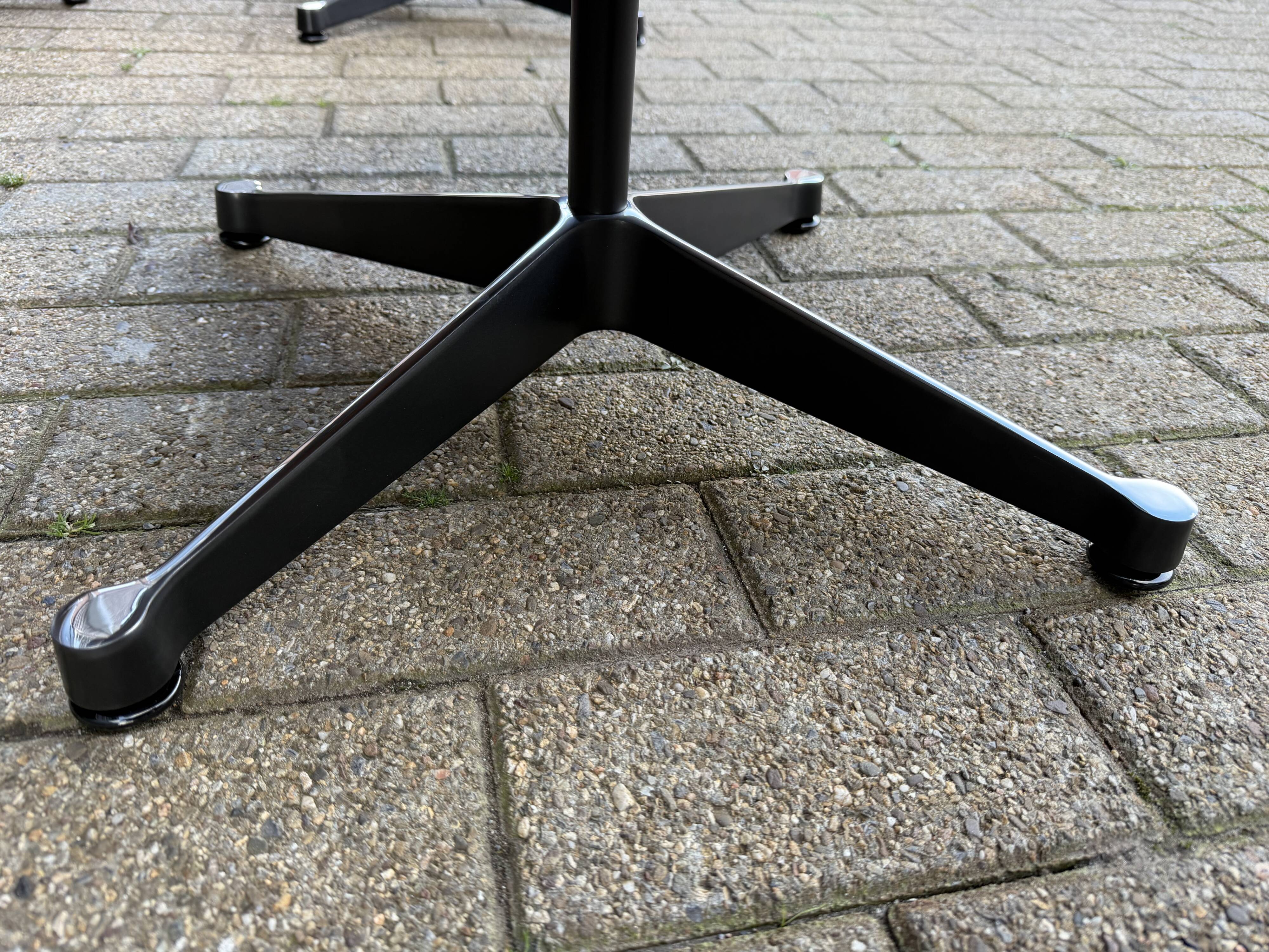 Vitra Eames Lounge Chair XL + Ottoman, Black leather & Santos Rosewood