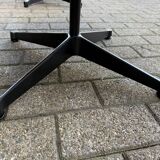 Vitra Eames Lounge Chair XL + Ottoman, Black leather & Santos Rosewood