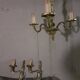 Lot of vintage gold-plated bronze suspensions and wall lights.