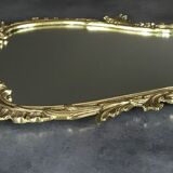 Miroir in bronze gilded style rocaille 68 x 42 cm