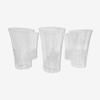 Set de 6 verres à eau ou autres en cristal vintage