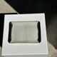 Trio of small rectangular serving dishes white and black Indonesian ceramic 21x16
