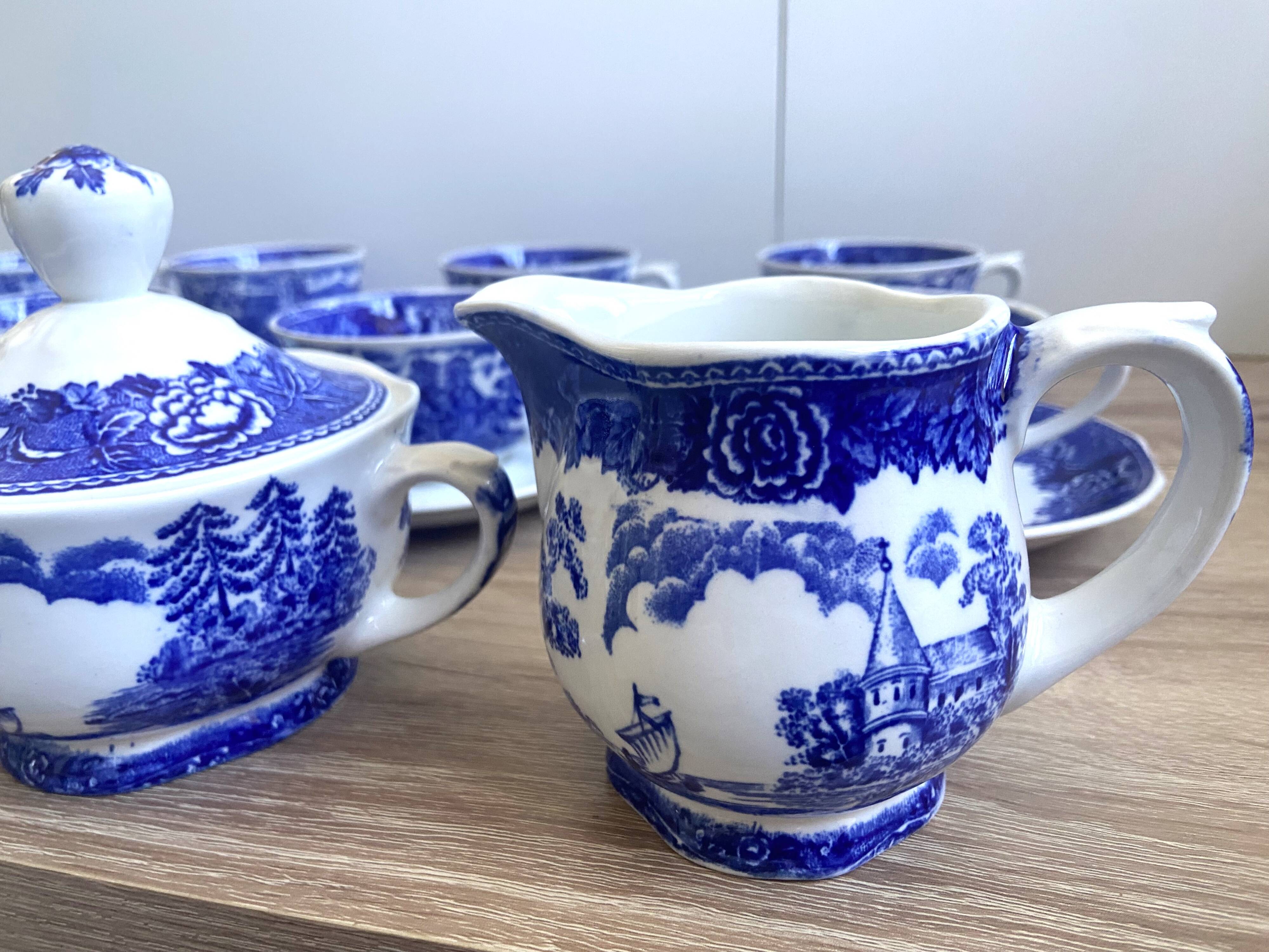 Ancien Service à Thé Café Chocolat Faïence Fine Made in Finland "ARABIA"