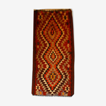 Tapis kilim persan fait main n.170 toranj 267x122cm