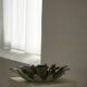Wall lamp or decorative wall sculpture in ceramic in the shape of a sun, mid-20th century, 1960.