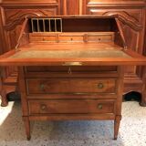 Small secretary English donkey back office Madame 3 drawers
