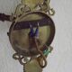 French Antique Bronze Empire Double Wall Sconce with Fan & Swan Detail 5239