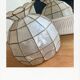 Mother-of-pearl and brass lampshade