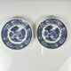 Set of 2 Villeroy & Boch "Burgenland" dessert plates, blue