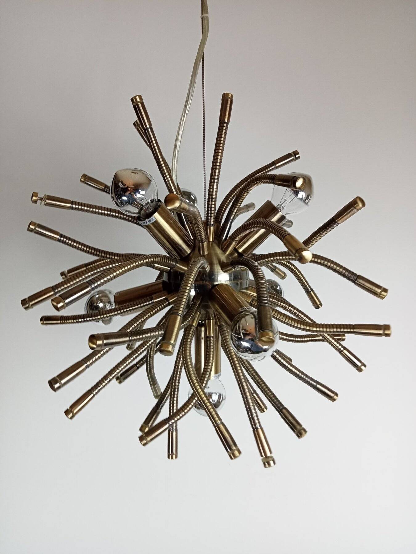 Vintage Pendant Lamp • Sputnik • Post Space Age • 1980