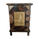 Cabinet furniture japan edo period signature and color photo